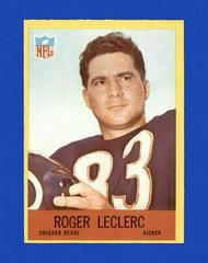 Roger Leclerc #31 Football Cards 1967 Philadelphia Prices