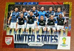 United States [Yellow & Red Pulsar] Soccer Cards 2014 Panini Prizm World Cup Team Photos Prices