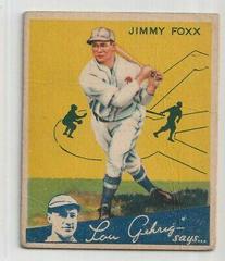 Jimmy Foxx #58 Baseball Cards 1934 World Wide Gum Prices