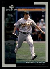 Jeremy Giambi #22 Baseball Cards 2001 Upper Deck MVP Prices