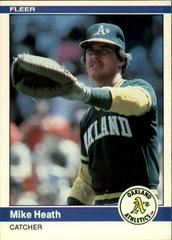 Mike Heath Baseball Cards 1984 Fleer Prices