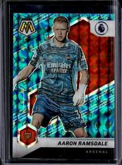 Aaron Ramsdale [Peacock Choice Mosaic] Soccer Cards 2021 Panini Mosaic Premier League Prices