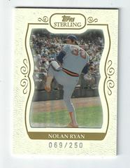 Nolan Ryan #199 Baseball Cards 2008 Topps Sterling Prices