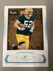 Clay Matthews [Timeless Tributes Platinum] #172 Football Cards 2009 Panini Donruss Classics Prices
