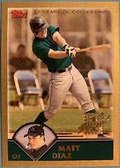 Matt Diaz #T170 Baseball Cards 2003 Topps Traded Prices