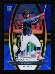 Ronald Acuna Jr. [Blue] #2 Baseball Cards 2018 Panini Chronicles Select Prices