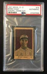 Benny Kauf [Kauff Hand Cut] Baseball Cards 1921 W516 2 2 Prices