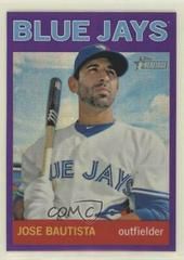 Jose Bautista [Purple Refractor] #HC19 Baseball Cards 2013 Topps Heritage Chrome Prices