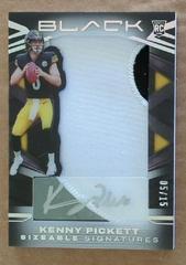 Kenny Pickett [Silver] Football Cards 2022 Panini Black Sizeable Signatures Rookie Jersey Prices