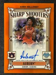 Aden Holloway [Orange] #SSA-AH Basketball Cards 2023 Bowman Chrome University Sharp Shooters Autographs Prices