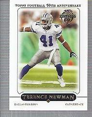 Terence Newman #12 Football Cards 2005 Topps Prices