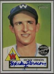 Mickey Vernon #THAMV Baseball Cards 2001 Topps Heritage Autographs Prices