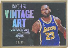 LeBron James [Metal Frame] Basketball Cards 2020 Panini Noir Prices