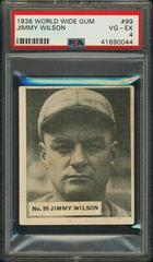 Jimmy Wilson #99 Baseball Cards 1936 World Wide Gum Prices