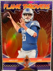 Jared Goff [Purple] #FT-17 Football Cards 2022 Panini Phoenix Flame Throwers Prices