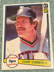 Champ Summers #81 Baseball Cards 1982 Donruss Prices