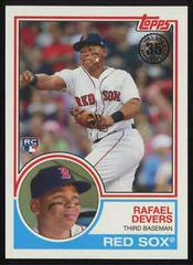 Rafael Devers Baseball Cards 2018 Topps 1983 Baseball Rookies Prices