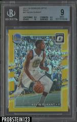 Kevin Durant [Gold] Basketball Cards 2017 Panini Donruss Optic Prices