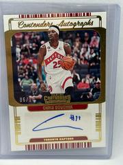 Chris Boucher [Gold] #CA-CBC Basketball Cards 2022 Panini Contenders Autographs Prices