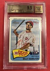 Billy Hamilton [Red Ink] #BH Baseball Cards 2014 Topps Heritage Real One Autographs Prices