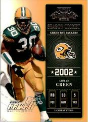 Ahman Green [Hawaii 2003] #71 Football Cards 2002 Playoff Contenders Prices