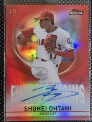 Shohei Ohtani [Red Refractor] #SO Baseball Cards 2019 Topps Finest Origins Autograph Prices