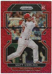 Matt Vierling [Red Mojo Prizm] #1 Baseball Cards 2022 Panini Prizm Prices