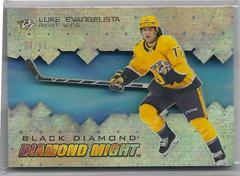 Luke Evangelista #DM-LE Hockey Cards 2023 Upper Deck Black Diamond Might Prices