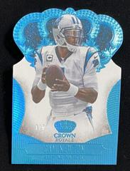 Cam Newton [Platinum Holo Die Cut] #19 Football Cards 2013 Panini Crown Royale Prices