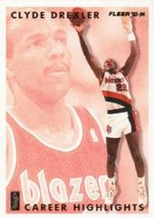 Clyde Drexler #10 Basketball Cards 1993 Fleer Clyde Drexler Prices