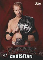 Christian [Unified Puzzle Back] #C1 Wrestling Cards 2010 Topps WWE Championship Material Prices