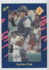 Carlton Fisk #116 Baseball Cards 1990 Classic Prices