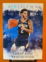 Lonzo Ball [Blue] #2 Basketball Cards 2020 Panini Origins Prices