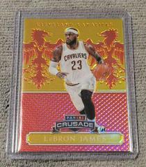 LeBron James [Red] Basketball Cards 2014 Panini Excalibur Crusade Prices