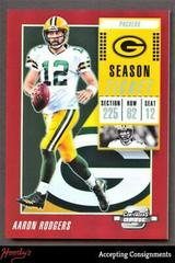 Aaron Rodgers [Red] #59 Football Cards 2018 Panini Contenders Optic Prices