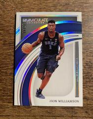 Zion Williamson #6 Basketball Cards 2022 Panini Immaculate Collection Collegiate Prices