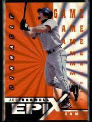 Jeff Bagwell [Game Orange] #E3 Baseball Cards 1998 Pinnacle Epix Prices