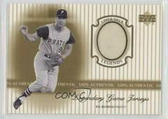 Bill Mazeroski #J-BM Baseball Cards 2000 Upper Deck Legends Legendary Game Jerseys Prices