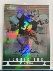 Bo Jackson [Green] #II-BJ Football Cards 2022 Panini Absolute Iconic Ink Autographs Prices