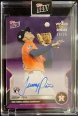 Jeremy Pena [Autograph] #WS-11C Baseball Cards 2022 Topps Now World Series Champions Prices