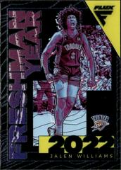 Jalen Williams [Silver] #13 Basketball Cards 2022 Panini Flux Freshman Year Prices