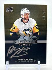 Radim Zohorna Hockey Cards 2021 SPx UD Black Lustrous Rookie Signatures Prices