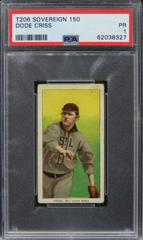 Dode Criss #NNO Baseball Cards 1909 T206 Sovereign 150 Prices