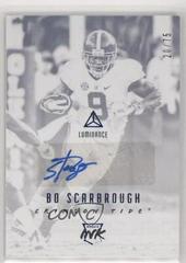 Bo Scarbrough [Blue] Football Cards 2018 Panini Luminance Rookie Ink Autographs Prices