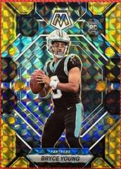 Bryce Young [Choice Black Gold] #290 Football Cards 2023 Panini Mosaic Prices