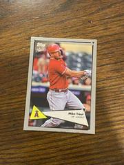 Mike Trout [Silver Puzzle Back] #11 Baseball Cards 2022 Topps X Naturel 1952 Prices