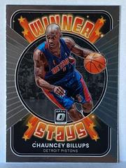 Chauncey Billups #8 Basketball Cards 2021 Panini Donruss Optic Winner Stays Prices