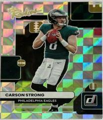 Carson Strong #TR-11 Football Cards 2022 Panini Donruss The Rookies Prices