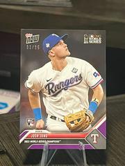 Josh Jung [Purple] Baseball Cards 2023 Topps Now World Series Champions Prices