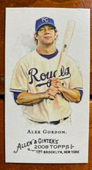 Alex Gordon [Mini] #236 Baseball Cards 2008 Topps Allen & Ginter Prices